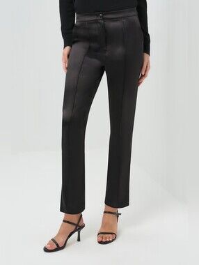 ANATOMIE Arden Women's Medium Arden Satin Straight Leg Pant NWT